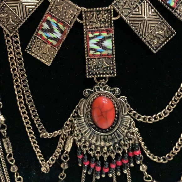 Statement Gold Necklace - Picture 7 of 7